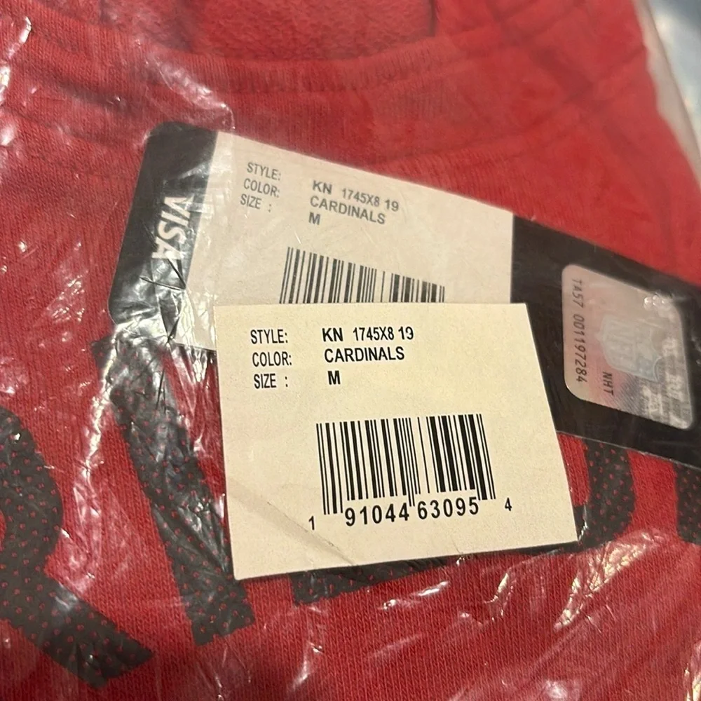 NWT [Gen2] Arizona Cardinals NFL Hooded Hoodie Sweatshirt Youth Medium (10/12) - Picture 7 of 9